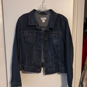 LOFT Dark Blue Jean Jacket